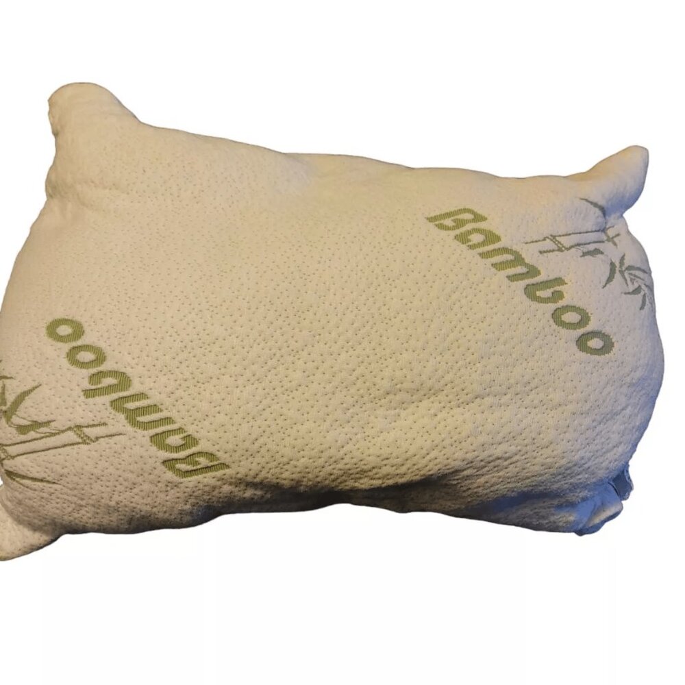 Memory Foam Pillow King Queen Bamboo Shredded Hypoallergenic Pillow
